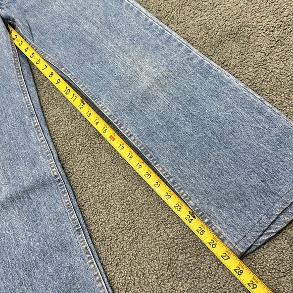 Levi's Vintage Orange Tab 517 Boot Cut Men's Blue Jeans USA made 1980s - Picture 11 of 12